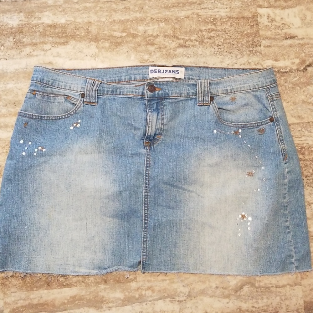 Denim skirt size 20